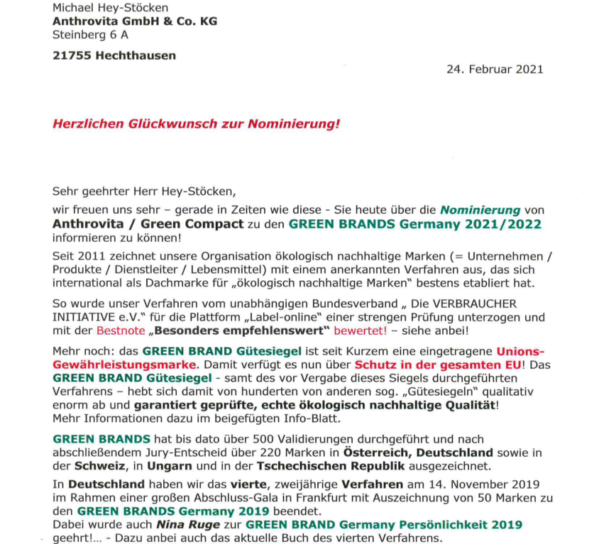 GreenCompact Nominierung zu den GREEN BRANDS Germany_Seite_1